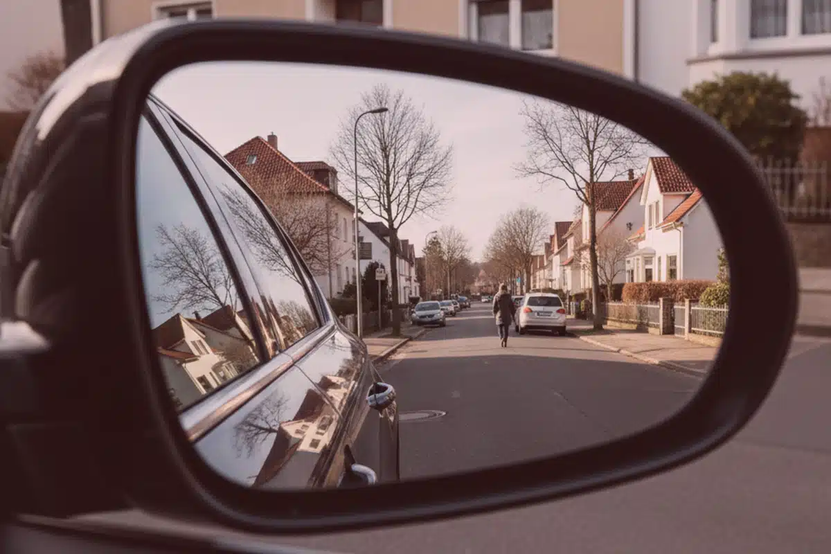 Privatdetektiv beobachtet verdächtige Person