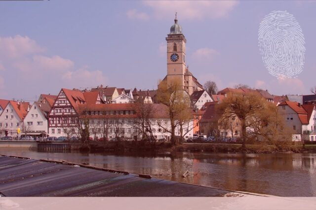 Altstadt Nürtingen. Fingerabdruck der Detektei Kubon.