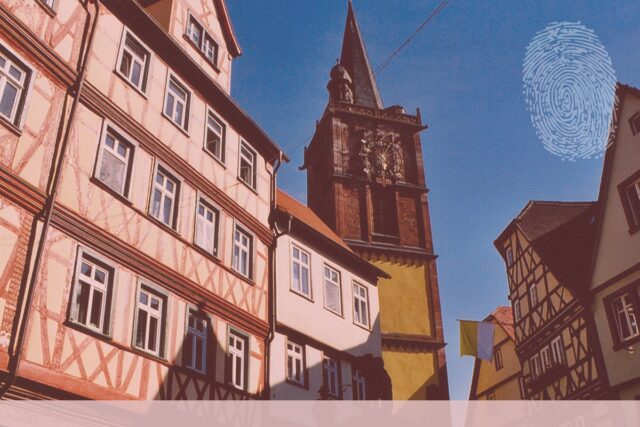 Stadtansicht Wertheim. Fingerabdruck der Detektei Kubon.